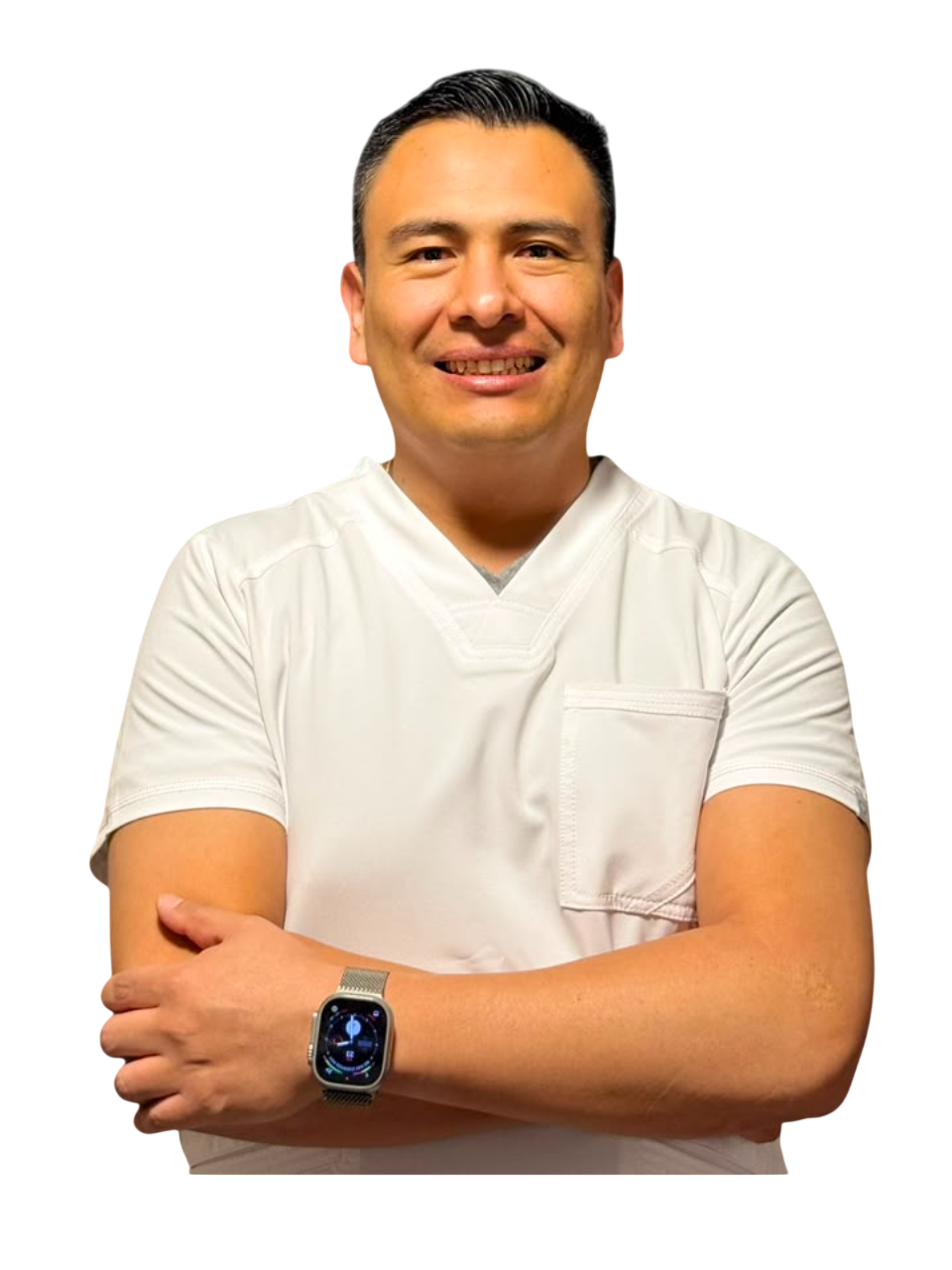 Dr. Marcos Huaco en la clínica Sinalgia